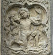 Panel 21:01 - Partially naked male figure in dancing pose